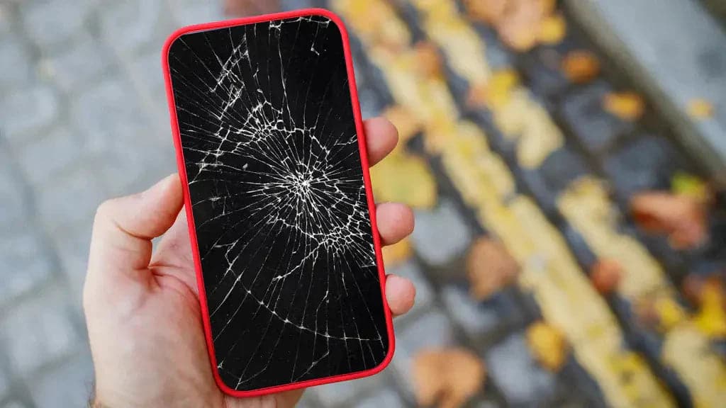 szkło hartowane iPhone zamontowane na ekranie