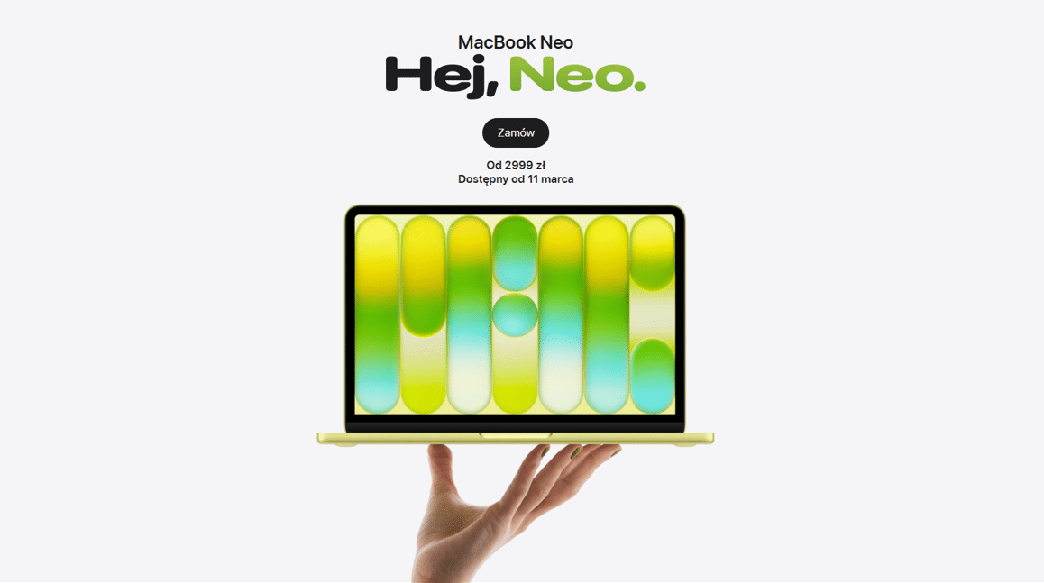MacBook Neo – nowy laptop Apple z procesorem Apple Silicon