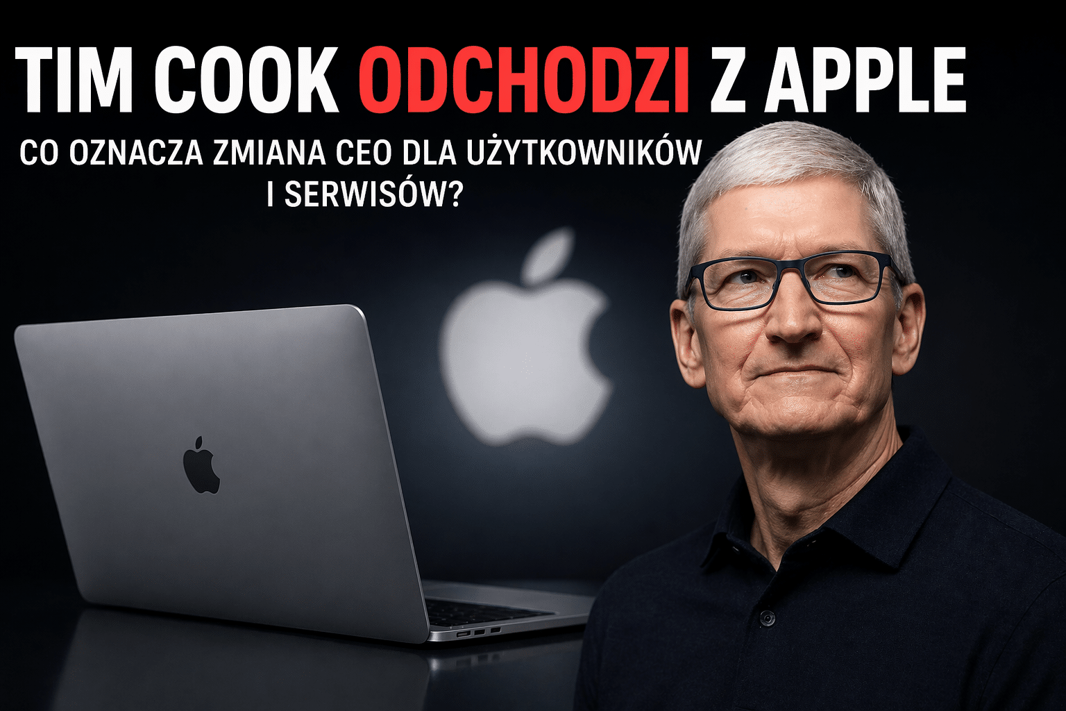 Tim Cook i John Ternus – zmiana CEO Apple 2026
